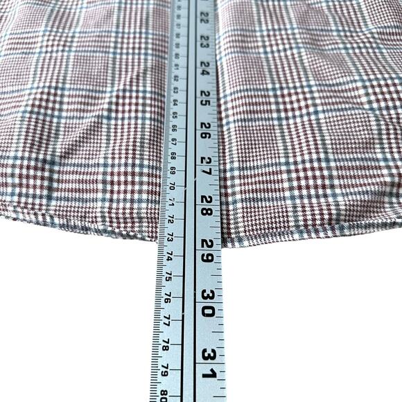 Suitsupply Dress Shirt Mens 15 3/4 Reddish Brown Check Egyptian Cotton Tessitura - Picture 11 of 11